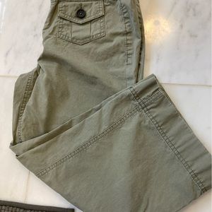 Banana republic cropped flared pants size 4